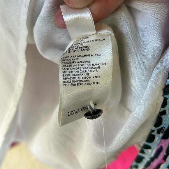 Anthropologie Watercolor Shift Dress with Pockets💕 size XS - Picture 6 of 11